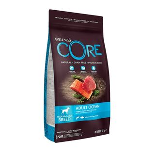 Wellness Core Adult Medium/Large Ocean Salmón Y Atún Pienso Para Perros 1.8Kg