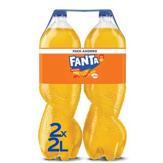 Fanta refresco de naranja pack 2x2 l