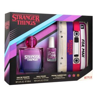Estuche Stranger Things EDT - Netflix - EDT 100 ML + Esmalte de Uñas + Bolso Móvil 8411114095295