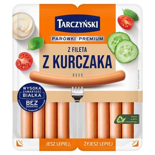 Tarczyński Parówki premium z fileta z kurczaka (2 x 90 g) 180 g