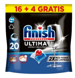 Finish Ultimate Pastillas Lavavajillas 20u