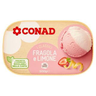 CONAD I Classici Fragola e Limone 500 g - 8003170015876
