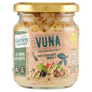 Garden Gourmet Vuna Preparato Vegetariano A Base Di Proteine Di Pisello Barattolo 175G -0950
