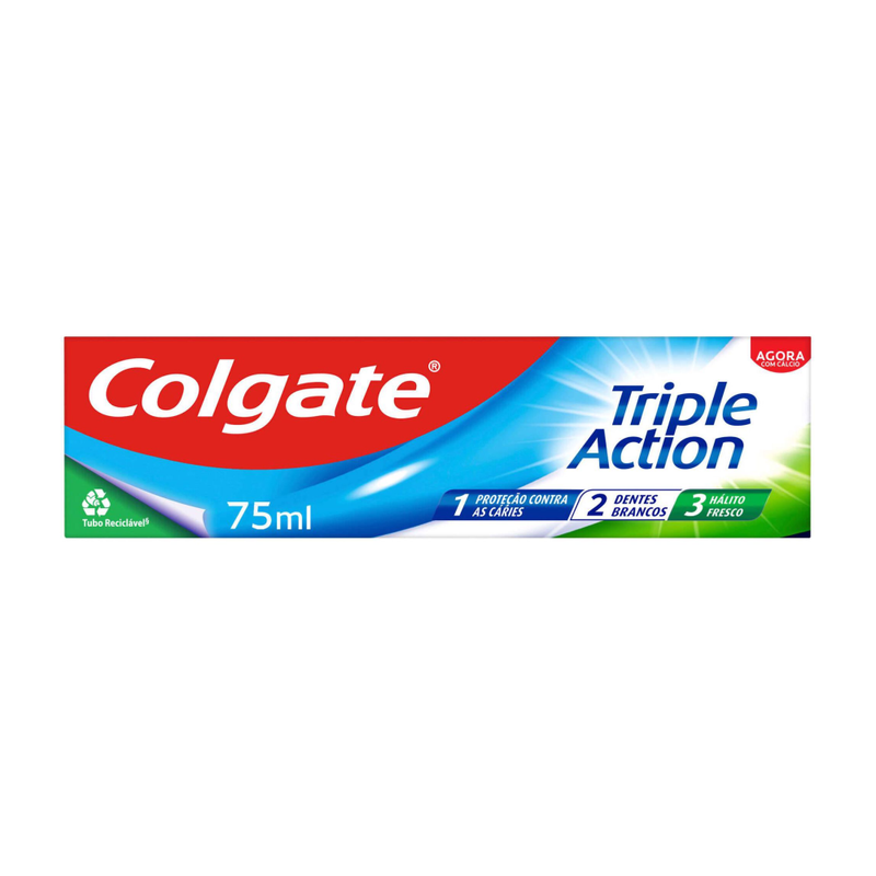 Colgate Pasta de Dentes Tripla Ação 75ml