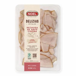 Pechuga Pavo Noel Delizias Petalos 90Gr