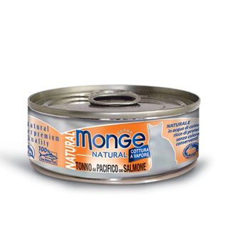 Monge cat gr.80 tonno pinne gialle con salmone