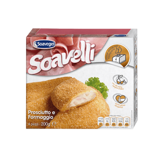 Soavelli Prosciutto/Formaggio 200G Soavegel