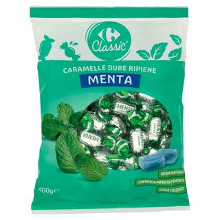 Carrefour Classic Caramelle Dure Ripiene Menta 400 g