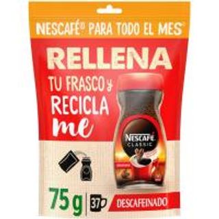 Café Soluble Descafeinado Nescafé, Doypack 75 Gr. (25619743)