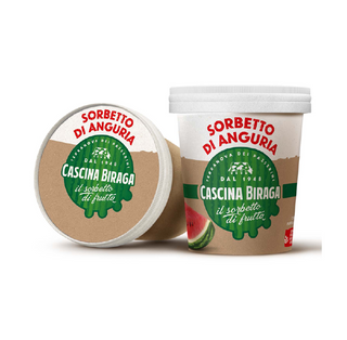 Sorbetto artigianale all'anguria 320G Cascina Biraga