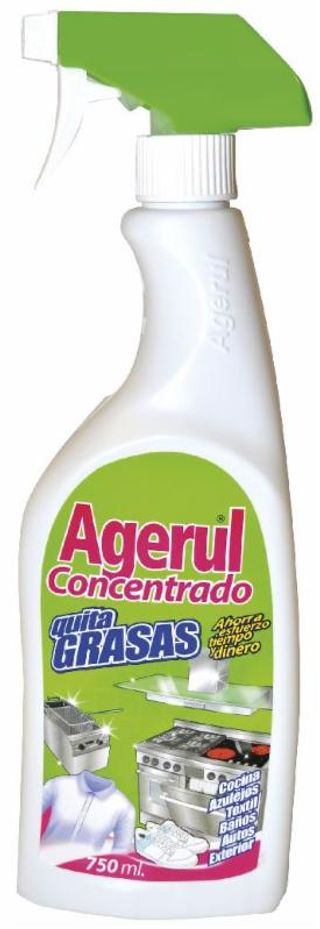 Limpiagrasas Concentrado Pistola Agerul 750Ml
