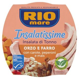 Rio Mare Insalatissime Insalata Di Tonno Orzo E Farro Con Carote, Peperoni E Mais 160 G - 220921