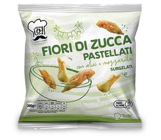 Fiori di zucca pastellati