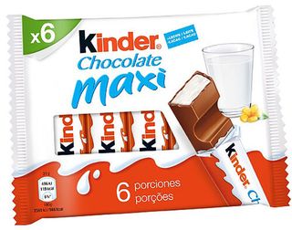 CHOCOLATE KINDER LEITE MAXI 6 126G