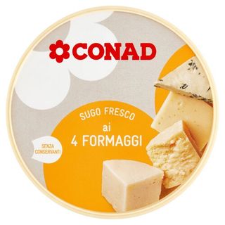 CONAD Sugo Fresco ai 4 Formaggi 200 g - 80038863