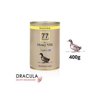 77 Petfood Junior Henry VIII z kaczką 400g
