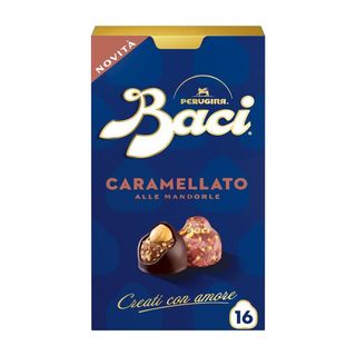 Baci Perugina Caramellato Cioccolatini Fondenti Scatola 200g 