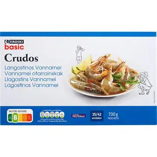 Basic Langostino Crudo 35/42 700 Gr. (16550501)