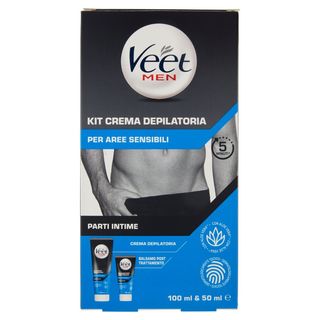 Veet Men Kit Crema 100ml + Balsamo 50ml - 000303253
