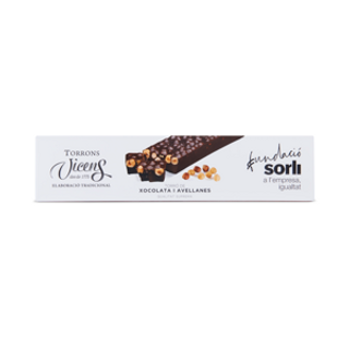Turron Chocolate Con Avellana 300g Fundació Sorli