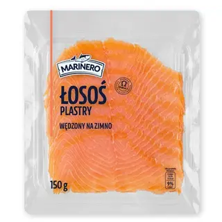 Marinero Łosoś Norweski wędzony plastry 150 g