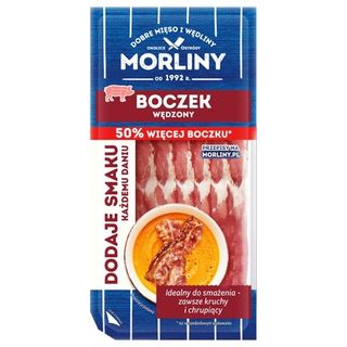 Morliny Boczek wędzony plastry 150 g