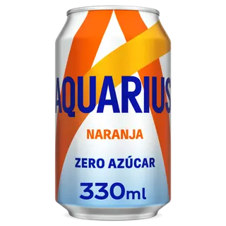 Aquarius Zero Azúcar Naranja 330ml Lata