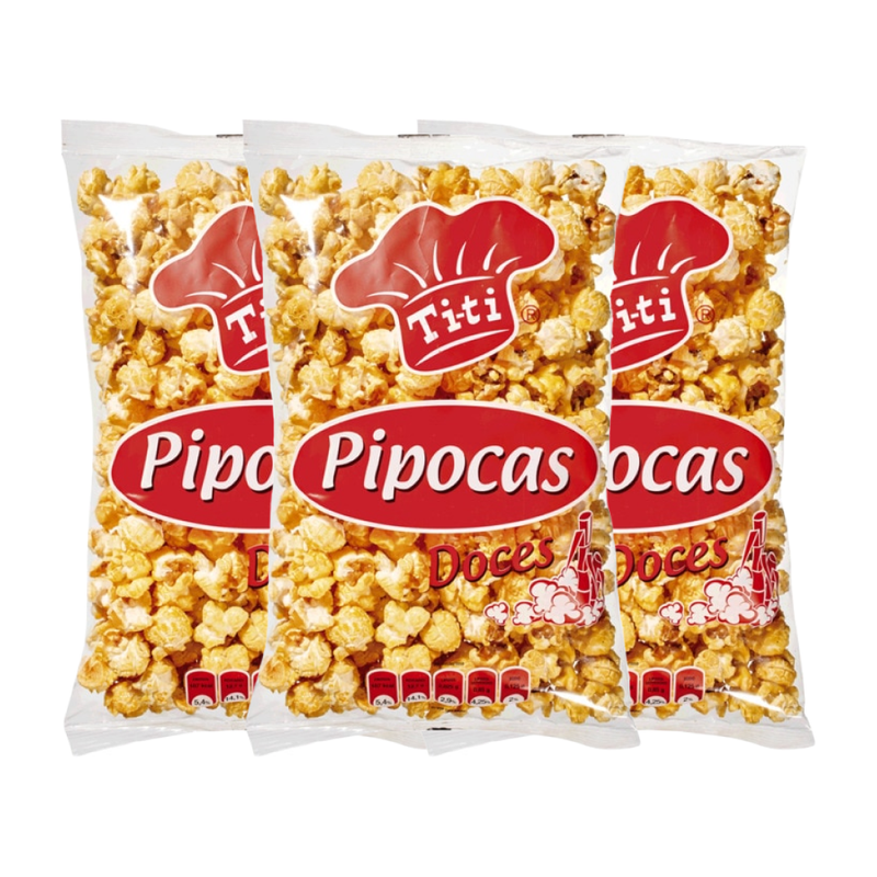 Pack Ti-Ti Pipocas Doces 3x115g