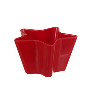 Ciotola stella rossa Natale - 12x7 cm in melammina