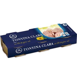 Atún Claro Condis En Aceite Girasol 3 X 52 G