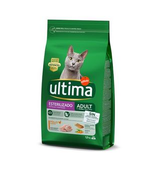 Comida Gato Ultima Esterilizado Pollo 1500 G