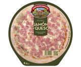 Pizza Jamón y Queso Al Horno de Piedra Casa Tarradellas 405 G.