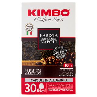 Kimbo Barista Espresso Napoli Capsule Compatibili Con Le Macchine Nespresso* 30 X 5,5 G