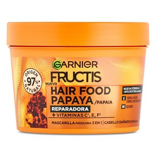 Mascarilla Hair Food Papaya Reparadora Fructis Bote 400 Ml