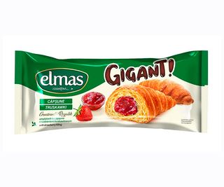Croissant Gigante Fresa Elmas160 G
