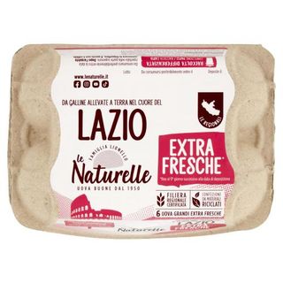 Le Naturelle Le Regionali Lazio Extra Fresche* 6 Uova Grandi Extra Fresche - 192800