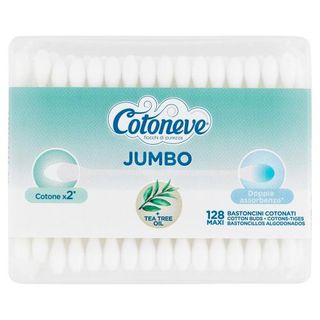 Cotoneve Jumbo Bastoncini Cotonati 128 Pz