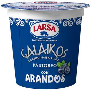 Yogur Con Arándanos Galaikos Larsa, Tarrina 125 G (26368902)