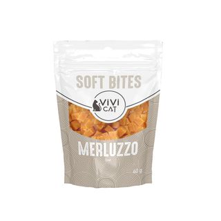 Vivi cat snack soft bites 40g merluzzo