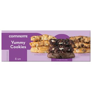 Bolachas Americanas Yummy Cookies Continente (emb. 6 un)