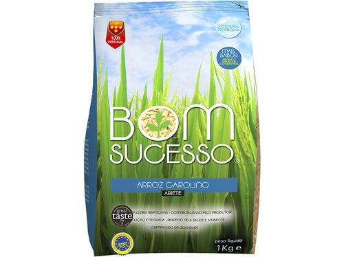 ARROZ CAROLINO BOM SUCESSO 1KG