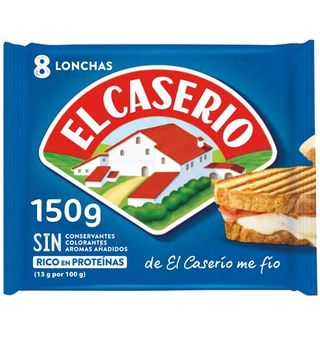 Queso El Caserío Lonchas 150 Gr 8 Uds.