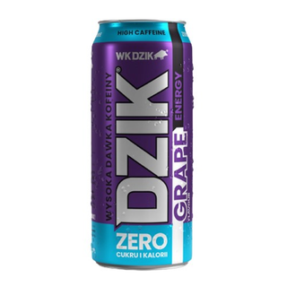 WK Dzik Napój energetyczny Grape Energy Zero Cukru 500 ml