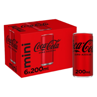 Coca-Cola Zero Azúcar Latas 6x200ml