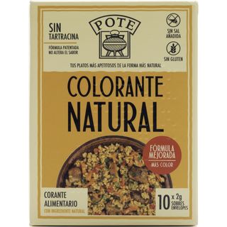 Colorante Sin Tartracina, Caja 20 G