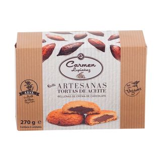 CARMEN LUPIAÑEZ Torta Aceite Rellena Chocolate, 270G