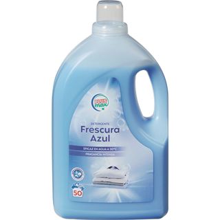 Detergente Ropa Líquido Frescor Azul, Botella 50 Lavados