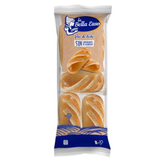 Pan De Leche Bella Easo 10 Uds.