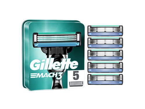 RECARGA DE LÂMINAS MACH3 GILLETTE 5 UN