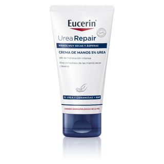Crema De Manos Urearepair Plus 5% Urea Eucerin, Tubo 75 Ml. (4005800164330)